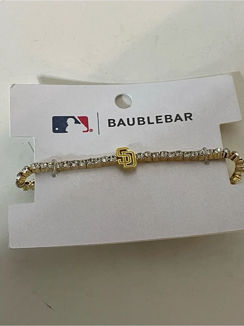 Baublebar San Diego Padres Tennis Bracelet NWT - Picture 3 of 4